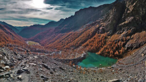 Trekking al lago Blu in Val d'Ayas